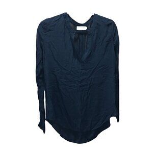 Velvet by Graham Spencer Womens Black‎ Shirt Long Sleeve